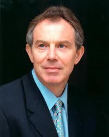 Tony Blair elected Prime Minister.