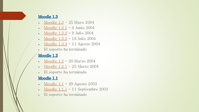 Actualizacion de moodle 1.3