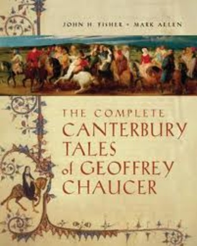 Geoffrey Chaucer began writing The Canterbury Tales