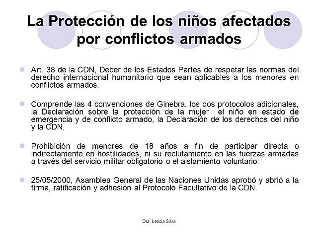 DECLARACIÓN SOBRE LA PROTECCIÓN DE LA MUJER Y  EL NIÑO EN ESTADOS DE EMERGENCIA  DE CONFLICTO ARMADO - ONU