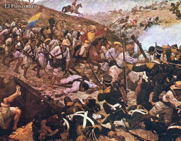 Triunfo tropas libertadoras contra españolas