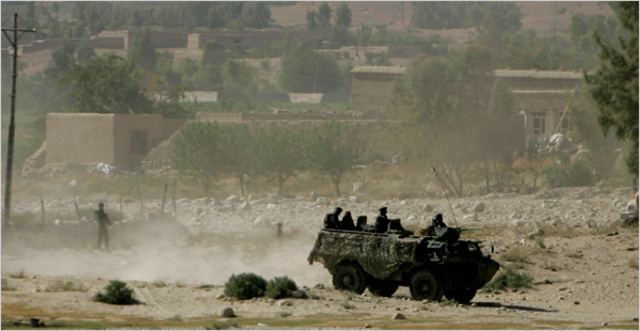 Taliban Escalate Fighting With Assault on U.S. Base
