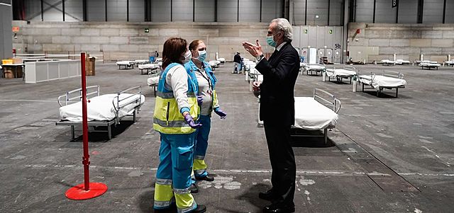 Ifema ante el coronavirus, el mayor hospital de campaña de España
