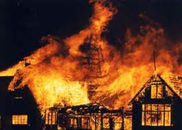 Great fire of London.