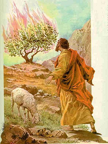 la llamada de Dios a Moisés