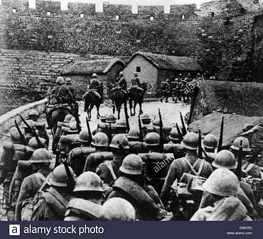 Japó  comença a invair la Xina