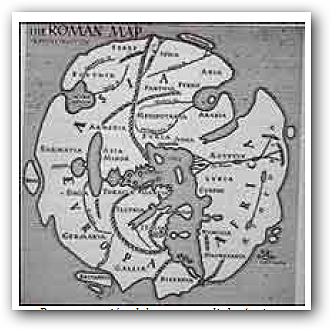 Mapa del mundo en honor Augusto