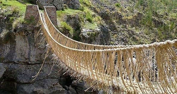 Puente colgante de catenaria