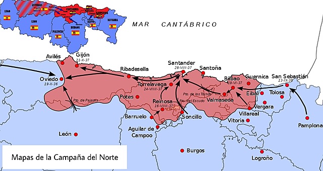 Comienzo de la acción de la Campaña del Norte