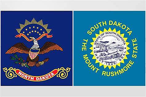 North and South Dakota join the United States