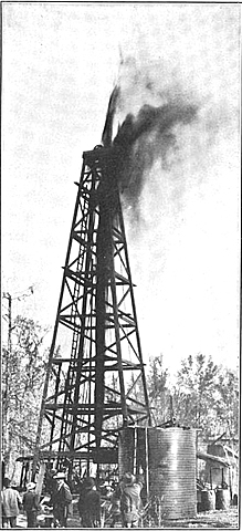 Oil discovered at Spindle-Top