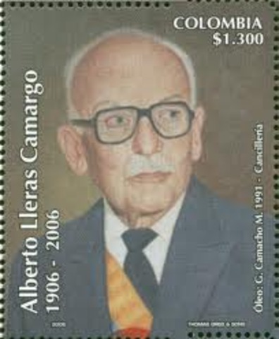 Alberto Lleras Camargo es elegido Presidente de la República,