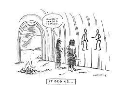 Dibujo de las cuevas