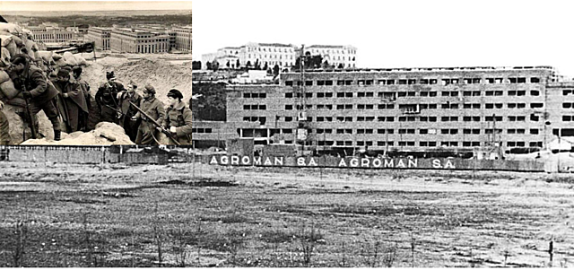 Asalto frontal por la Ciudad Universitaria.