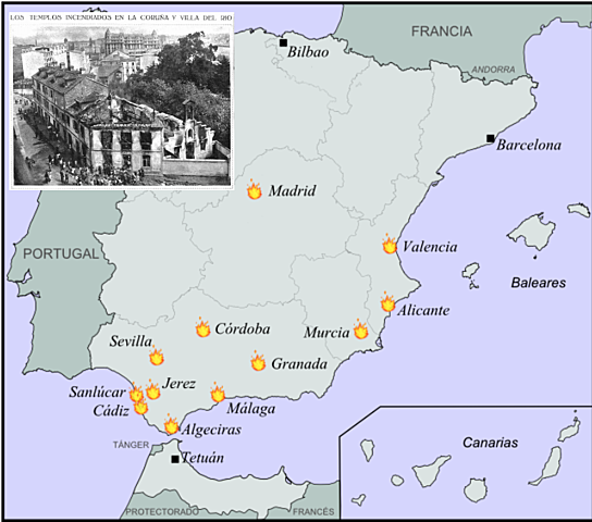 Quema de conventos de 1931 en España