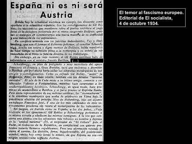 Temor al fascismo europeo