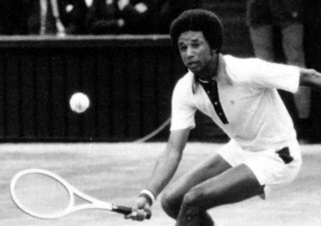 Arthur Ashe wins the Wimbledon