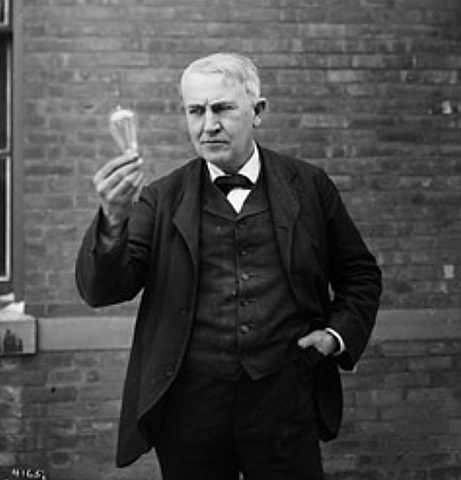 Light bulb is invented
