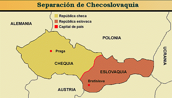 División protectorada de Checoslovaquia