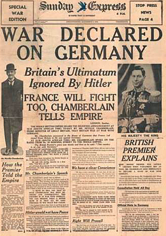 World War Two starts