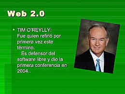 La web 2.0 fue creado por  O’Reilly