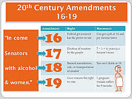 16th and 17th Amendment Ratified