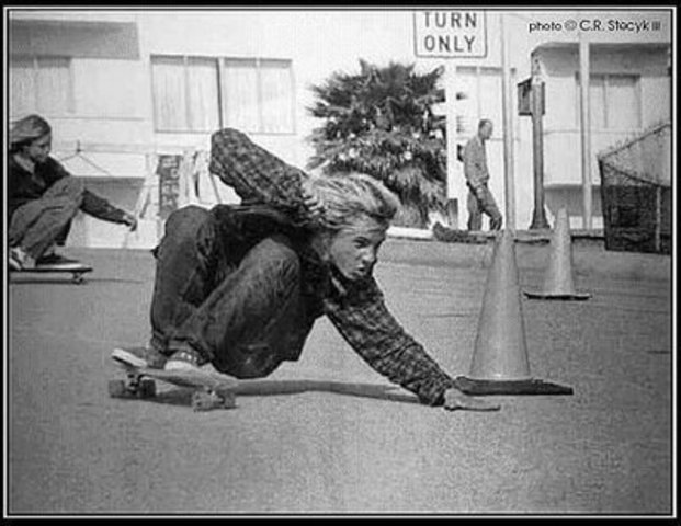 1950 skateboarding