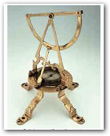 Brújula topográfica rudimentaria.