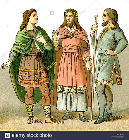 Germanic Anglo-Saxon tribes begin to inhabit British Isles, and the English Language is born!