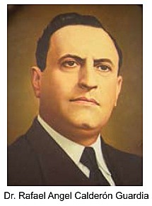 Comienzo presidencia: Calderón Guardia