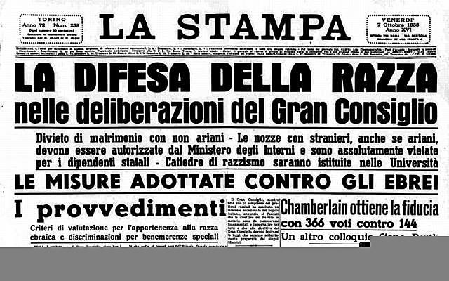 Leggi razziali in Italia