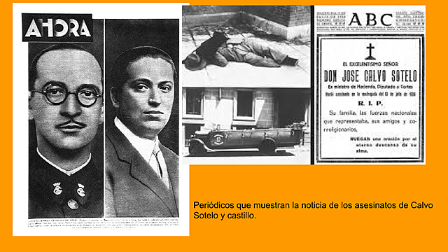 Asesinato de Castillo y José calvo Sotelo.