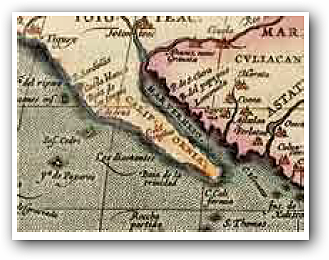 La California peninsular de Ortelius