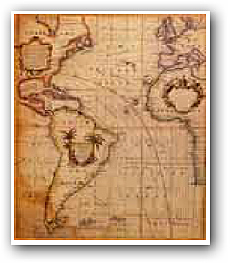 Fragmento del mapa de isógonas