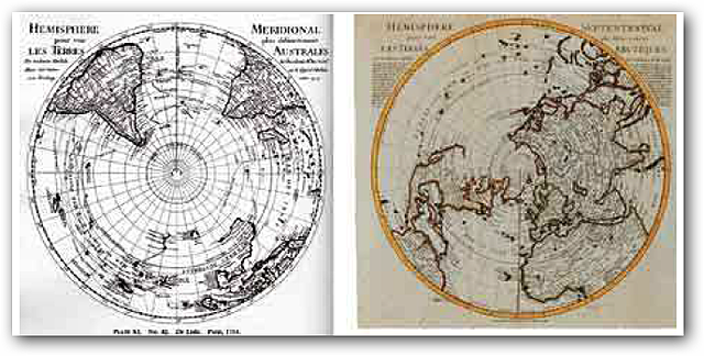 G. Delisle Hemisferios, austral y boreal