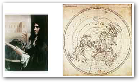 G. D. Casina y el planisferio que representó en la torre occidental del Observatorio de París