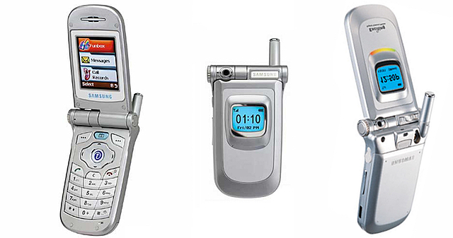 Celulares que reproducían música y herramientas como bluetooth