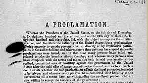 Proclamation of Amnesty and Reconstruction