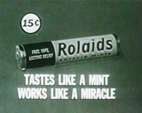 Marca "Rolaids" y post televisivo engañoso