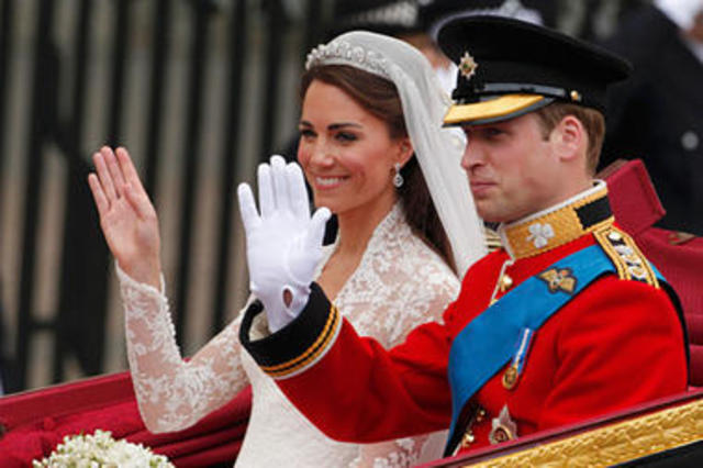 Prince William of Wales Marries Kate Middleton