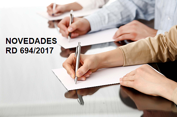 Real Decreto 694/2017 de 3 de Julio