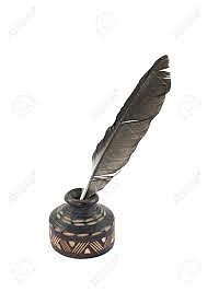 feather pencil in ancient times