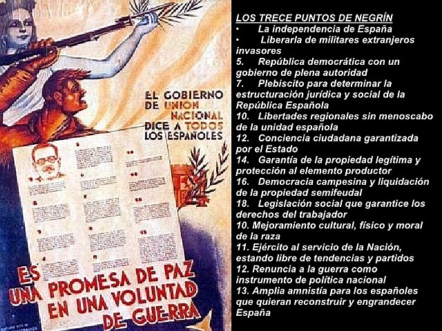 Trece puntos de Negrín