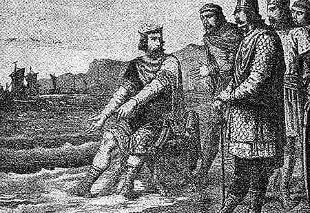 Muere, Canuto I, El grande, rey