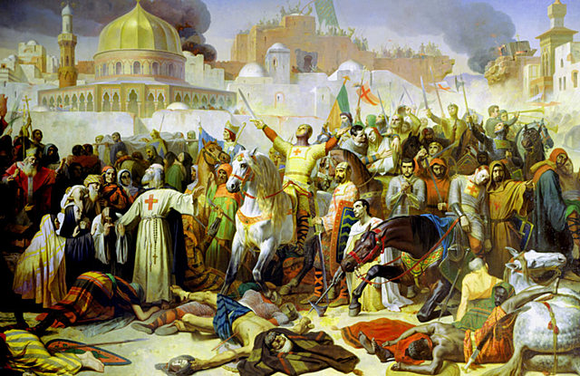 Los cruzados capturan Jerusalen
