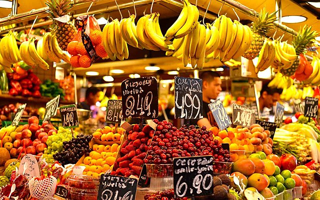 La Bouqueria di Barcellona