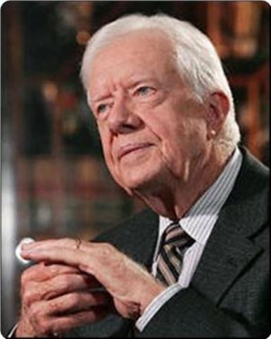 Jimmy Carter negotiates the Camp David Accords to promote peace in the Middle East