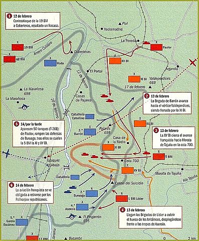 La batalla del Jarama finaliza con el relativo fracaso de las tropas franquistas.