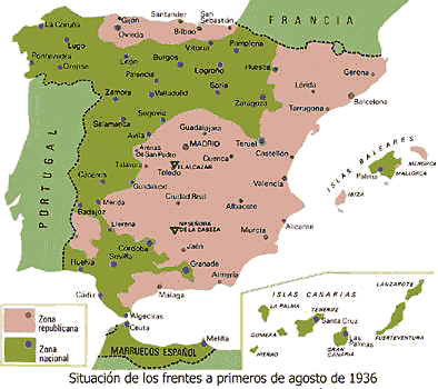 El estallido de la Guerra civil