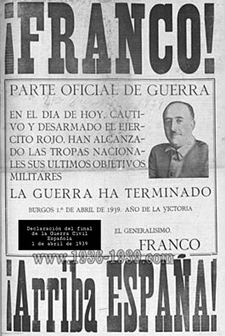 Fin de la Guerra Civil Española